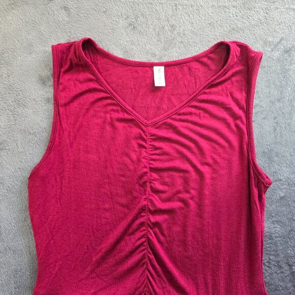 🍷Burgundy/Merlot/Wine Soft & Stretchy Dress - Picture 5 of 14